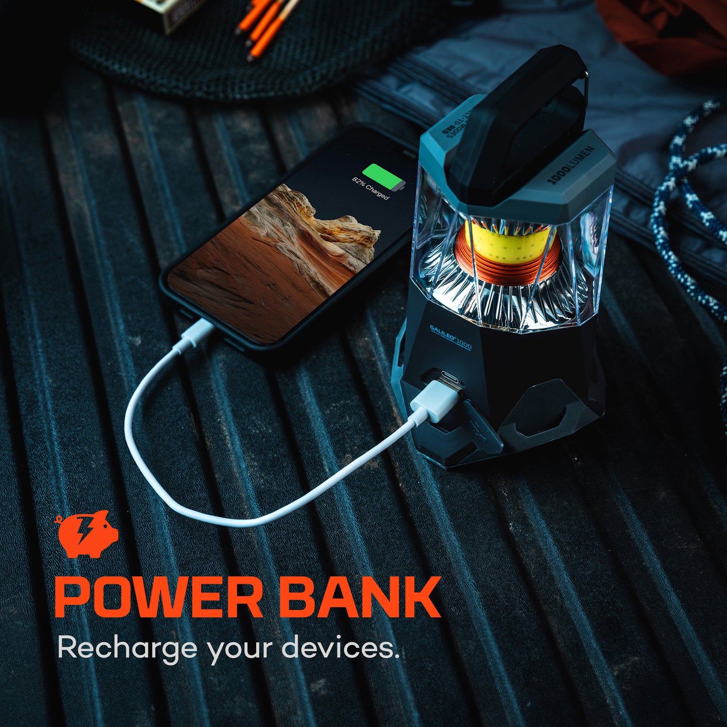 GALILEO™ 1000, Rechargeable Lantern + Power Bank