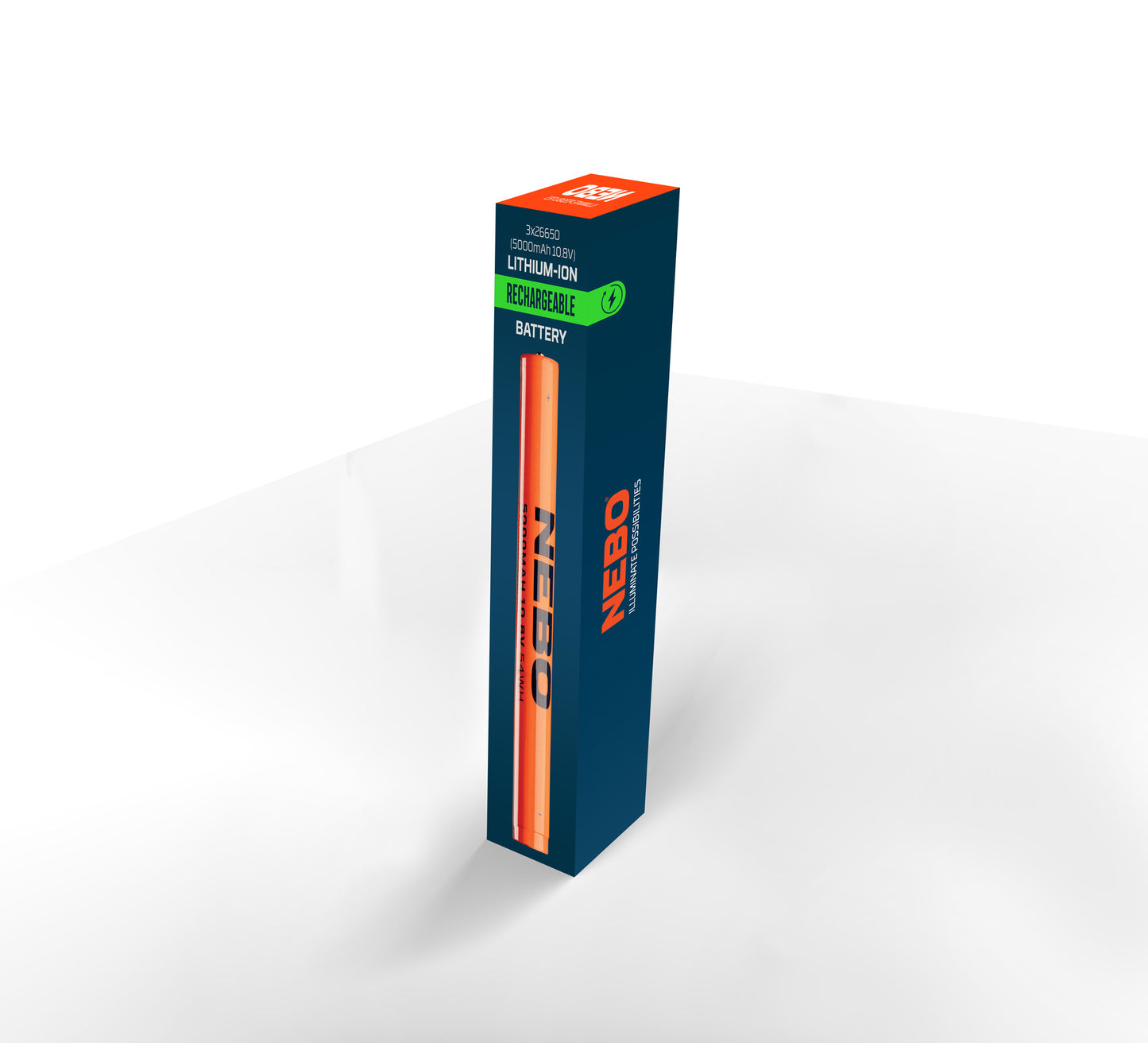 NEBO RECHARGEABLE BATTERY 3 X 26650