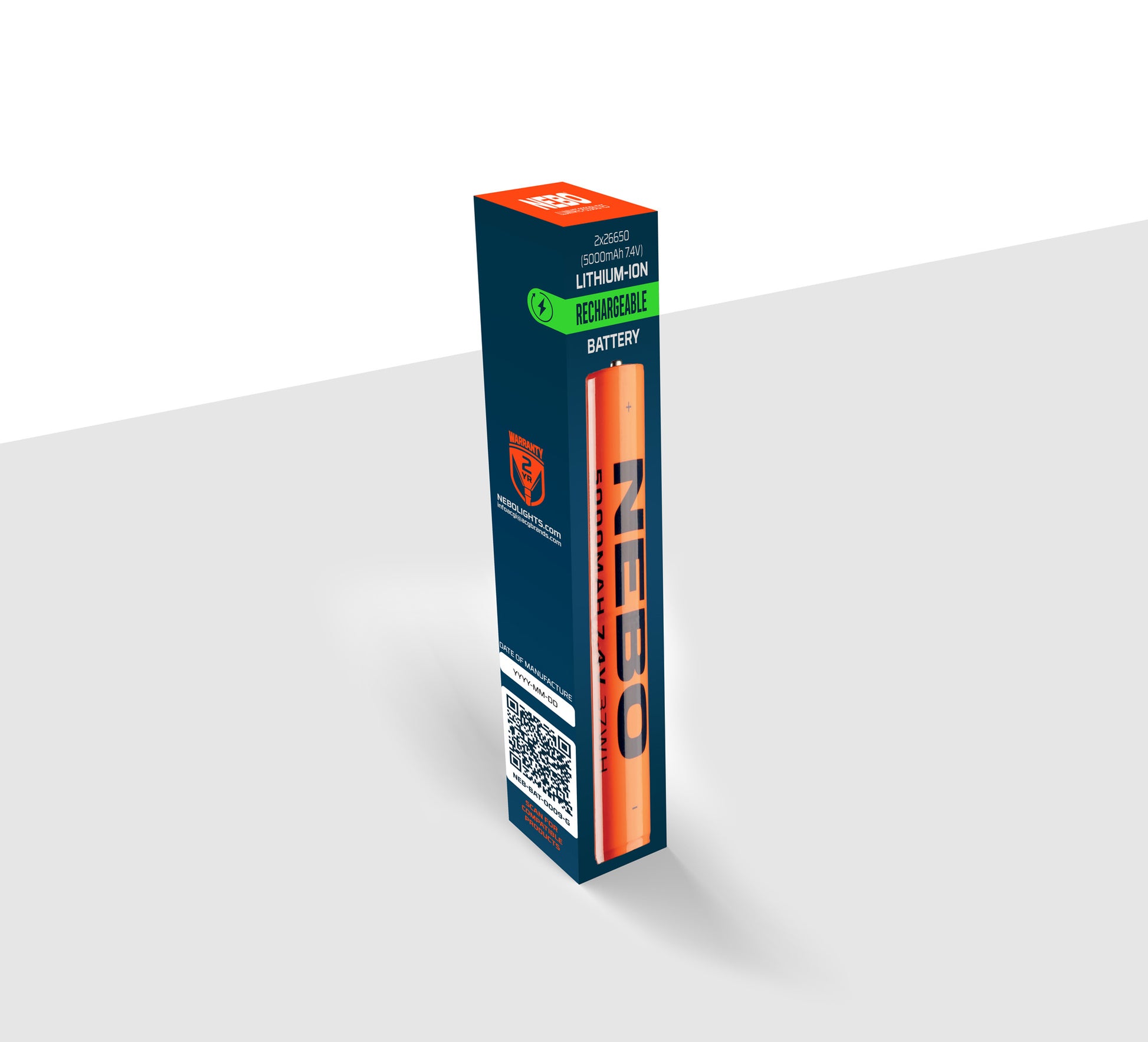 nebo flashlight battery replacement Rechargeable Battery Pack for Flashlight
